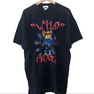 Vintage Wild Thang Cat T Shirt Rap Tee Size XL